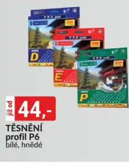 Baumax Těsnění profil p6 bílé, hnědé nabídka