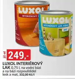 Baumax Luxol interiérový lak nabídka