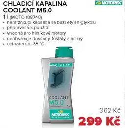 Auto Kelly MOTOREX Chladicí kapalina coolant m5.0 nabídka