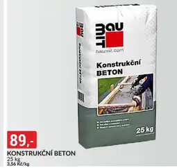 Baumax Konstrukční beton nabídka