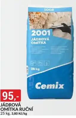 Baumax Jádrová omítka ruční nabídka
