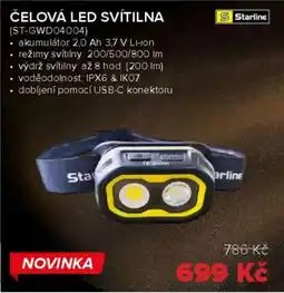 Auto Kelly STARLINE Čelová led svítilna nabídka