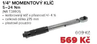 Auto Kelly 1/4" momentový klíč nabídka