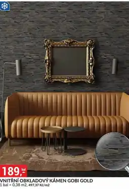 Baumax Vnitřní obkladový kámen gobi gold nabídka