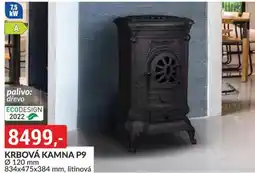 Baumax Krbová kamna p9 nabídka