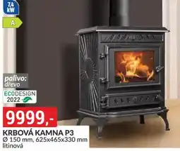 Baumax Krbová kamna p3 nabídka