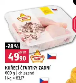 Terno Kuřecí čtvrtky zadní nabídka