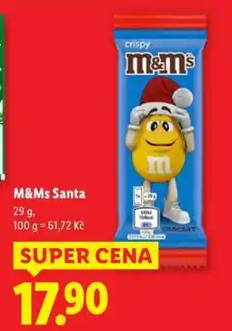 Lidl M&Ms Santa nabídka