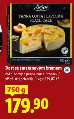 Lidl Deluxe DORT SE SMETANOVÝM KRÉMEM nabídka
