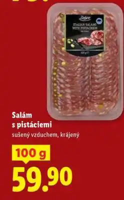 Lidl Salám s pistáciemi nabídka