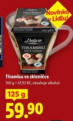 Lidl Tiramisu ve skleničce nabídka