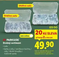 Lidl PARKSIDE DROBNÝ SORTIMENT nabídka