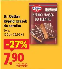 Lidl DR.OETKER Kypřicí prášek do perníku nabídka