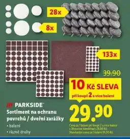 Lidl Parkside Sortiment na ochranu povrchů / dveřní zarážky nabídka