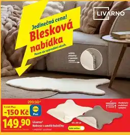 Lidl Livarno Koberce z umělé kožešiny nabídka