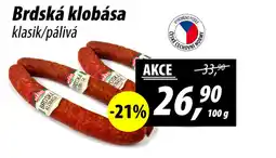 ZEMAN Brdská klobása nabídka