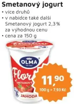 Můjobchod OLMA Smetanový jogurt nabídka