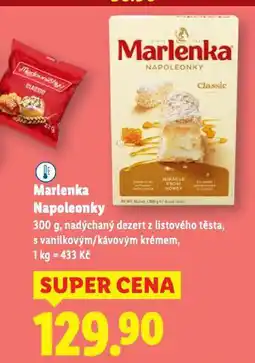 Lidl Marlenka napoleonky nabídka