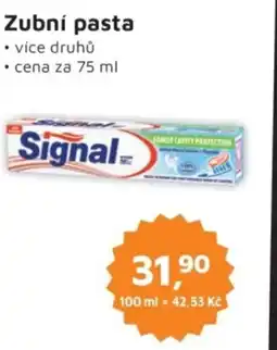 Můjobchod Zubní pasta nabídka