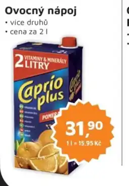 Můjobchod Ovocný nápoj nabídka