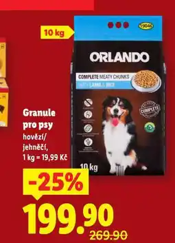 Lidl Granule pro psy nabídka