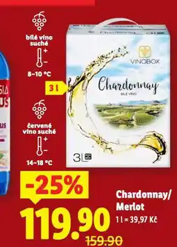 Lidl Chardonnay nabídka