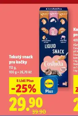 Lidl Tekutý snack pro kočky nabídka