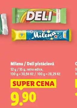 Lidl Deli pistáciová nabídka