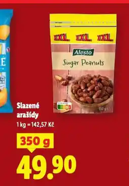 Lidl Slazené arašídů nabídka