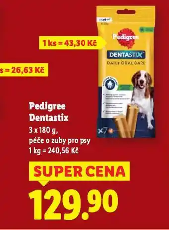 Pedigree dentastix pochoutky pro psy