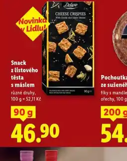 Lidl Snack z listového těsta s máslem nabídka