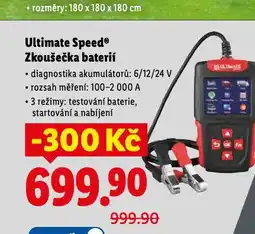 Lidl Ultimate speed zkoušečka baterií nabídka