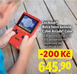 Lidl Lexibook retro herní konzole nabídka