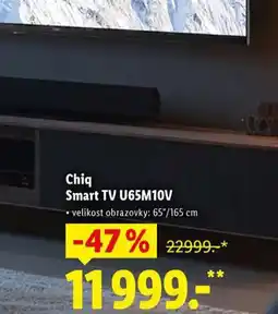 Lidl Chiq smart tv nabídka