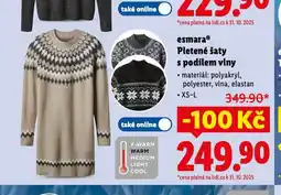 Lidl Pletené šaty s podílem vlny nabídka