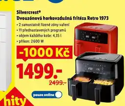 Lidl Silvercrest dvouzónová horkovzdušná fritéza nabídka