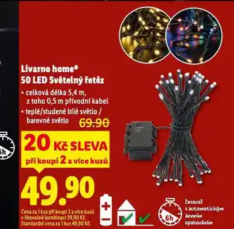 Lidl Světelný řetěz nabídka