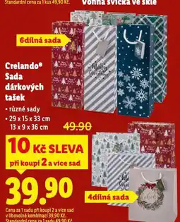 Lidl Sada dárkových tašek nabídka