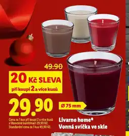 Lidl Vonná svíčka ve skle nabídka