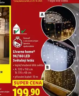 Lidl Led světelný řetěz nabídka