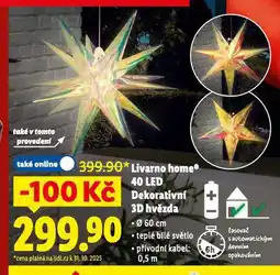 Lidl Dekorativní 3d hvězda nabídka