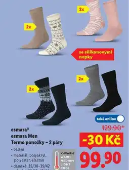 Lidl Termo ponožky nabídka