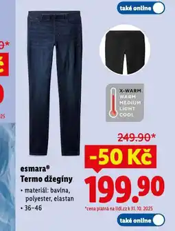 Lidl Termo džegíny nabídka