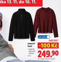 Lidl Svetr nabídka