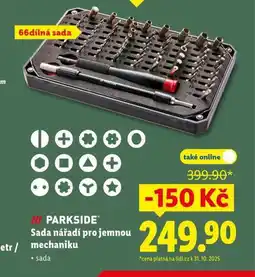 Lidl Sada nářadí pro jemnou mechaniku nabídka