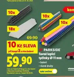 Lidl Tavné lepicí tyčinky nabídka