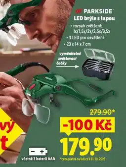 Lidl Led brýle s lupou nabídka