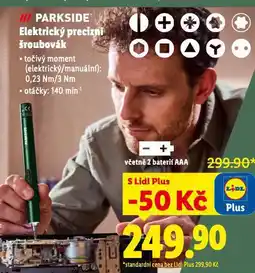 Lidl Elektrický precizní šroubovák nabídka