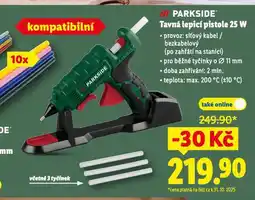 Lidl Tavná lepicí pistole nabídka