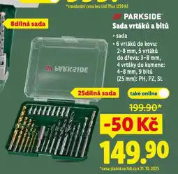 Lidl Sada vrtáků a bitů nabídka